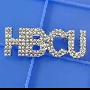 Pearl Embellished HBCU Brooch